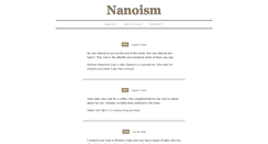 Desktop Screenshot of nanoism.net