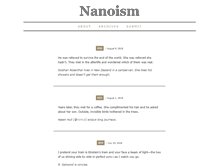 Tablet Screenshot of nanoism.net